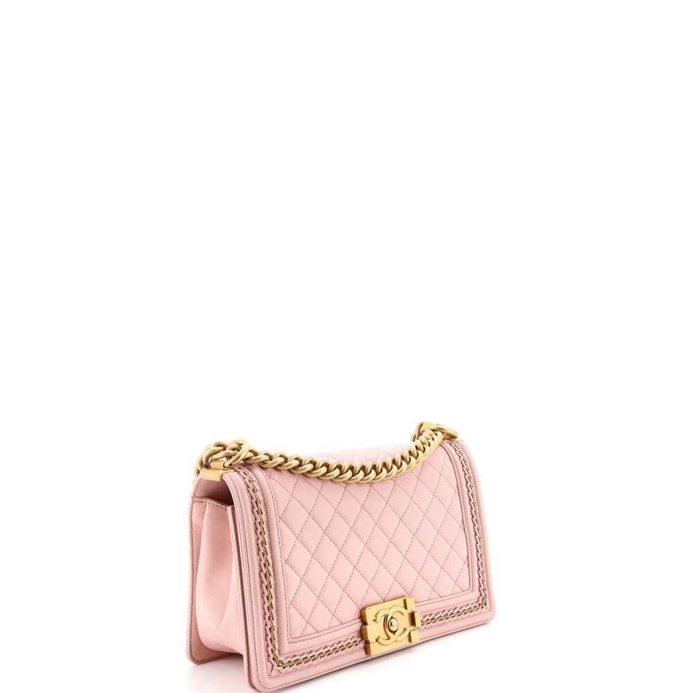 Chanel Boy Flap Bag Quilted Lambskin #228730C36B - Picture 3 of 8